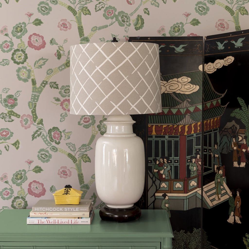 Temple Garden Unpasted Chinoiserie Wallpaper - Celadon Green