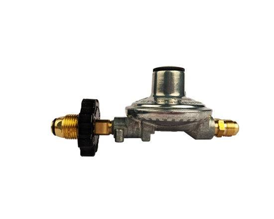 Martin 140,000 BTU 1/4" Regulator with POL + Handwheel (3/8" FL out)