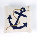 Anchor/Rope Nautical Pillow