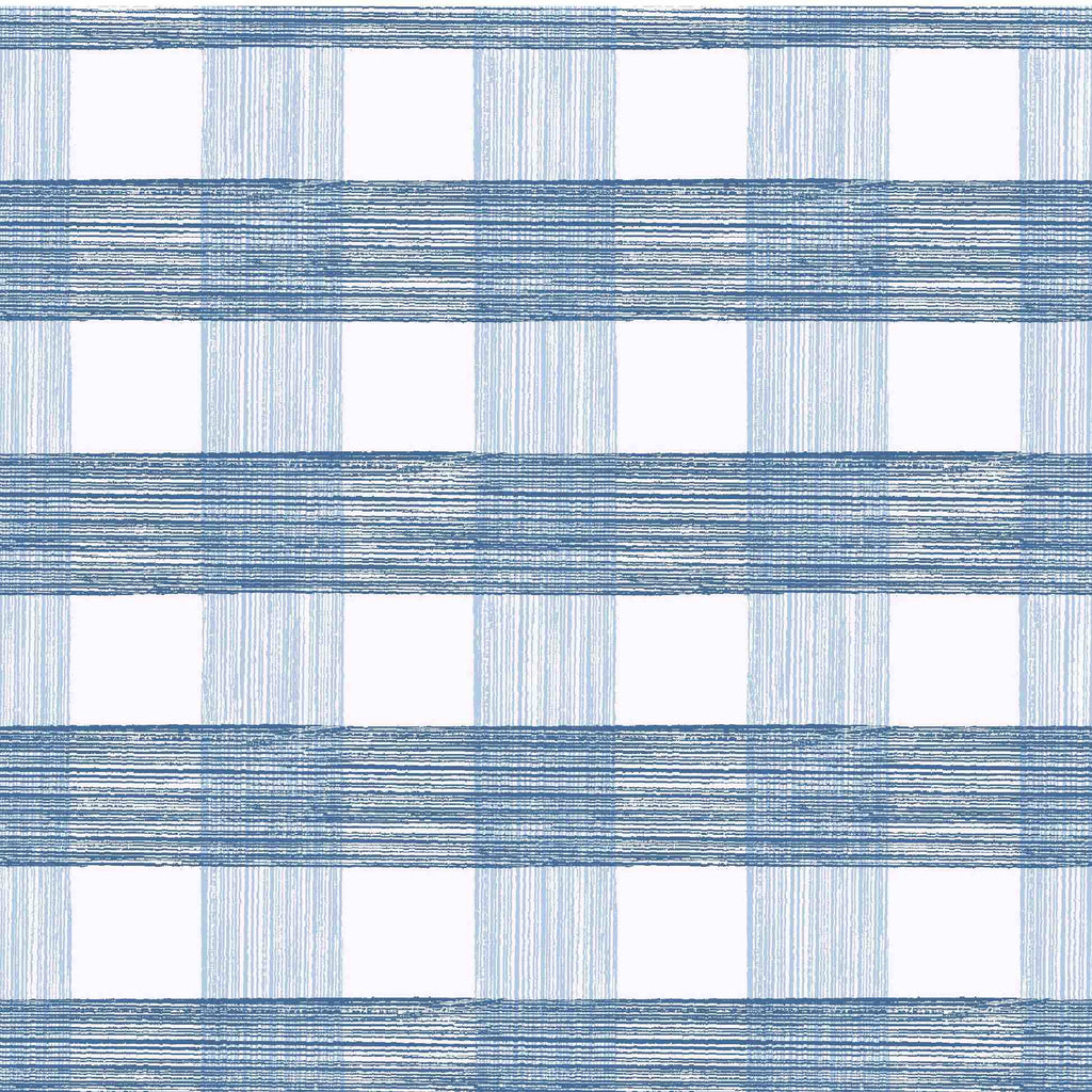 Gin Lane Unpasted Wallpaper - Swedish Blue