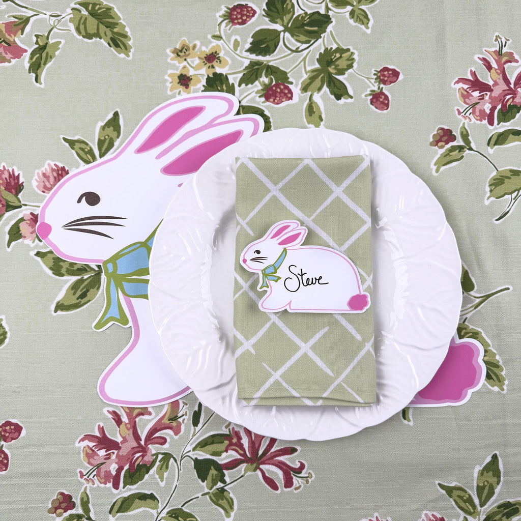 Die-Cut Easter Bunny Placemat, Set of 12