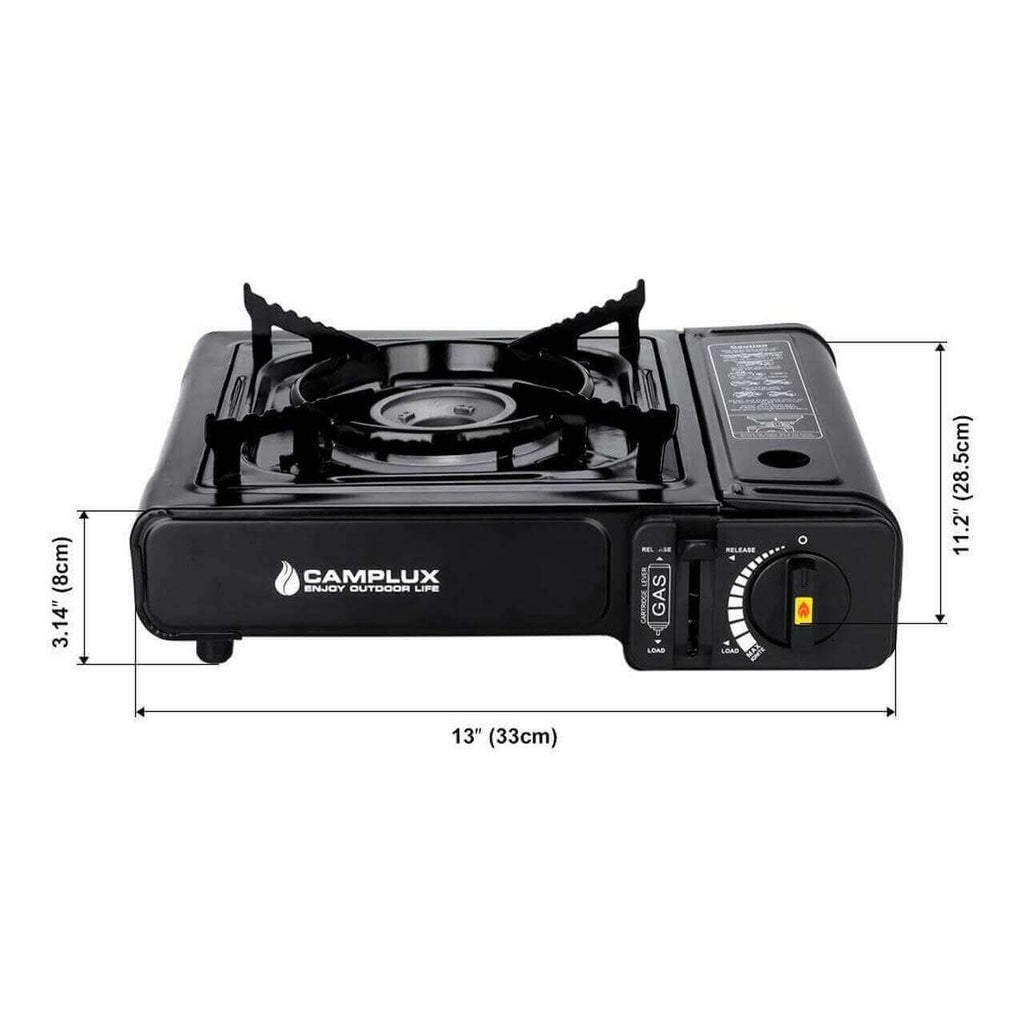 Camplux Duel Fuel (Propane And Butane) Portable Outdoor Camping Gas Stove, Single Burner with Carry Case
