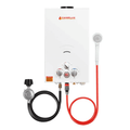 Camplux 10L Propane Portable Outdoor Tankless Water Heater - White