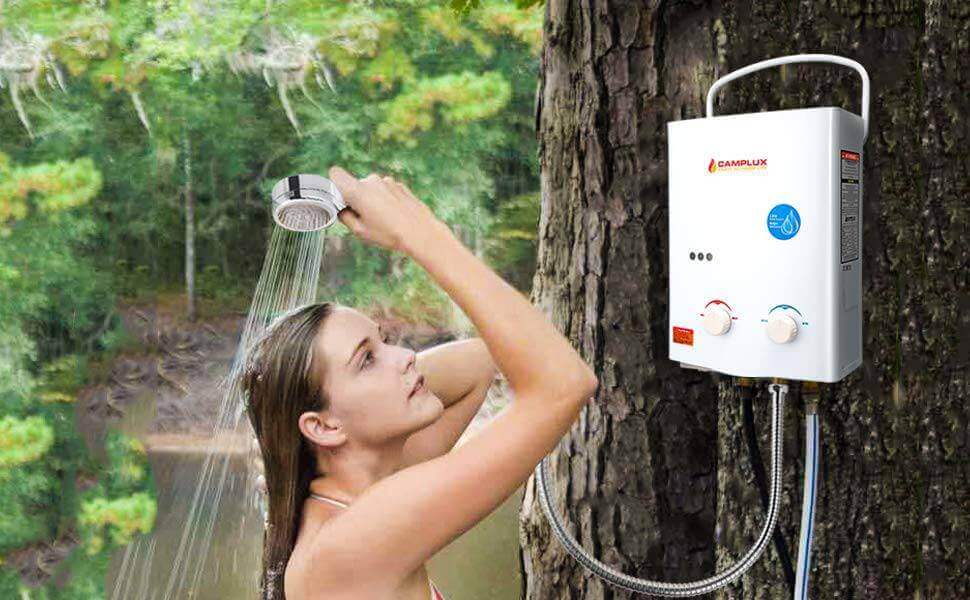 Camplux 5L Propane Portable Tankless Water Heater (CSA Certified For Outdoor Use)