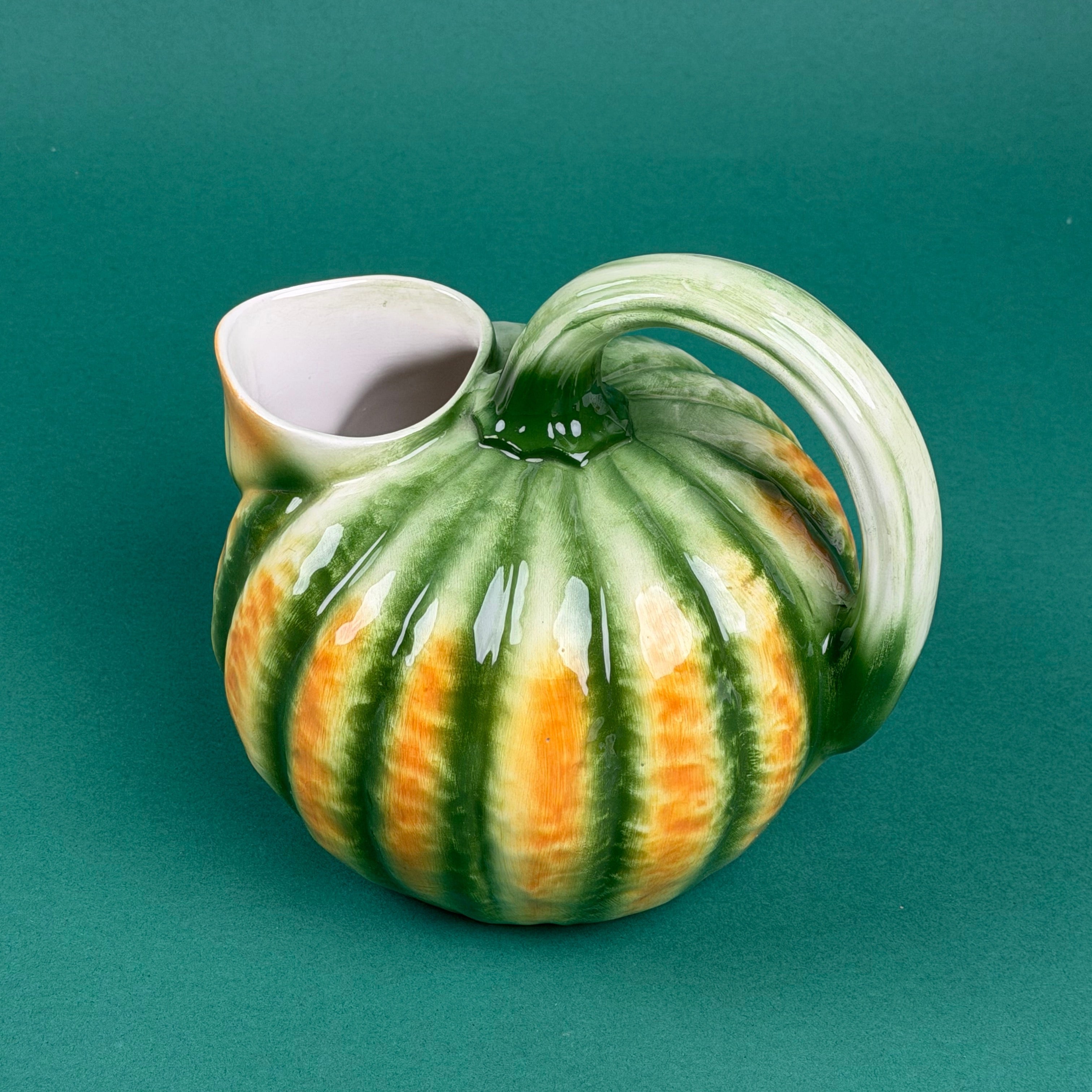 Vintage Ceramic Squash Pitcher