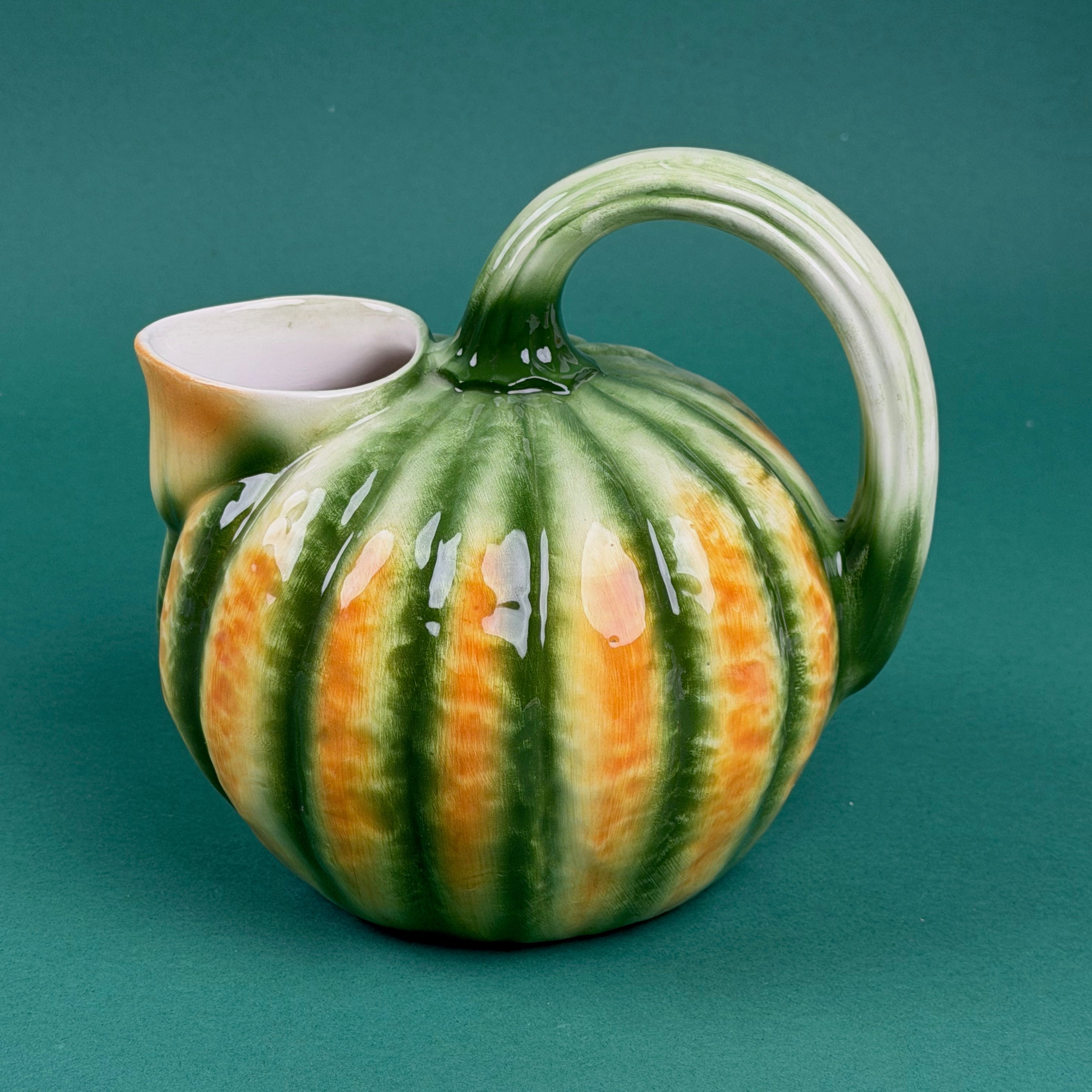 Vintage Ceramic Squash Pitcher