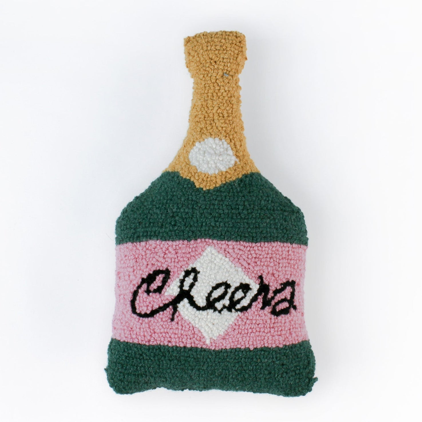 Champagne Bottle Cheers Pillow