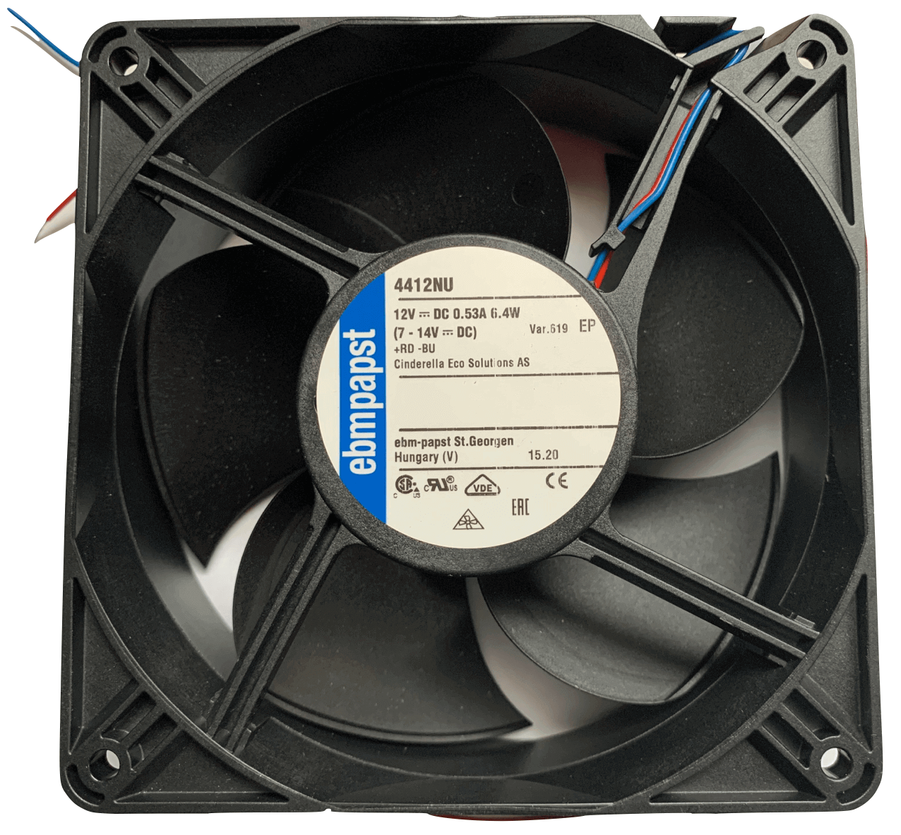 Cinderella 12V Fan 4412NU