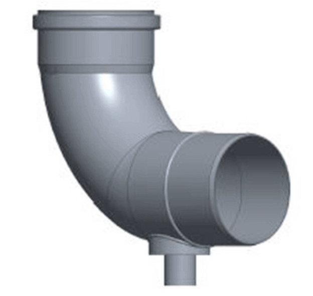 Cinderella 87º Elbow With Condensate Drain