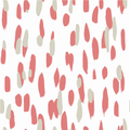 Club House Brushstroke Fabric - Rhubarb
