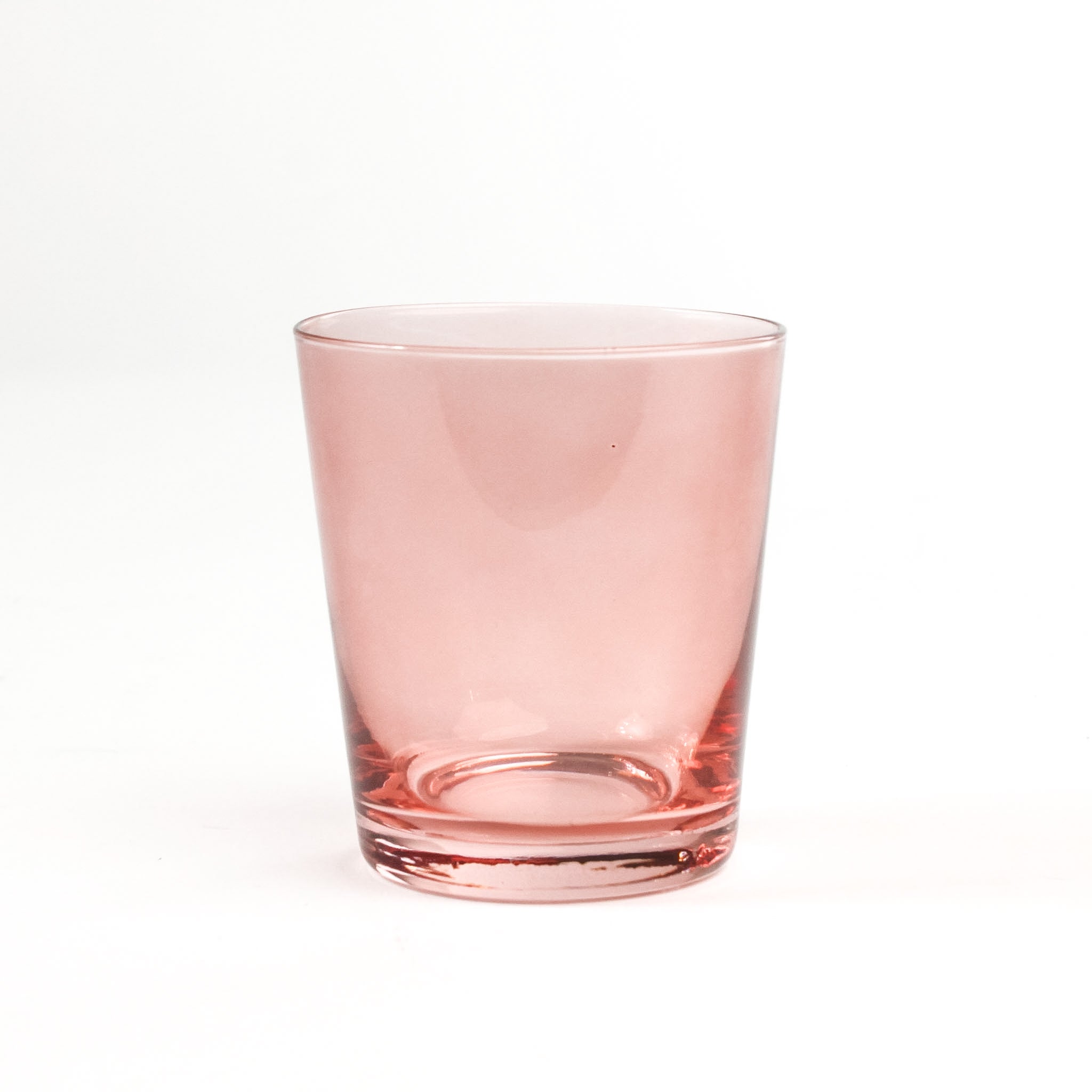 Low-Ball Colored Drinking Glasses, Set of 4