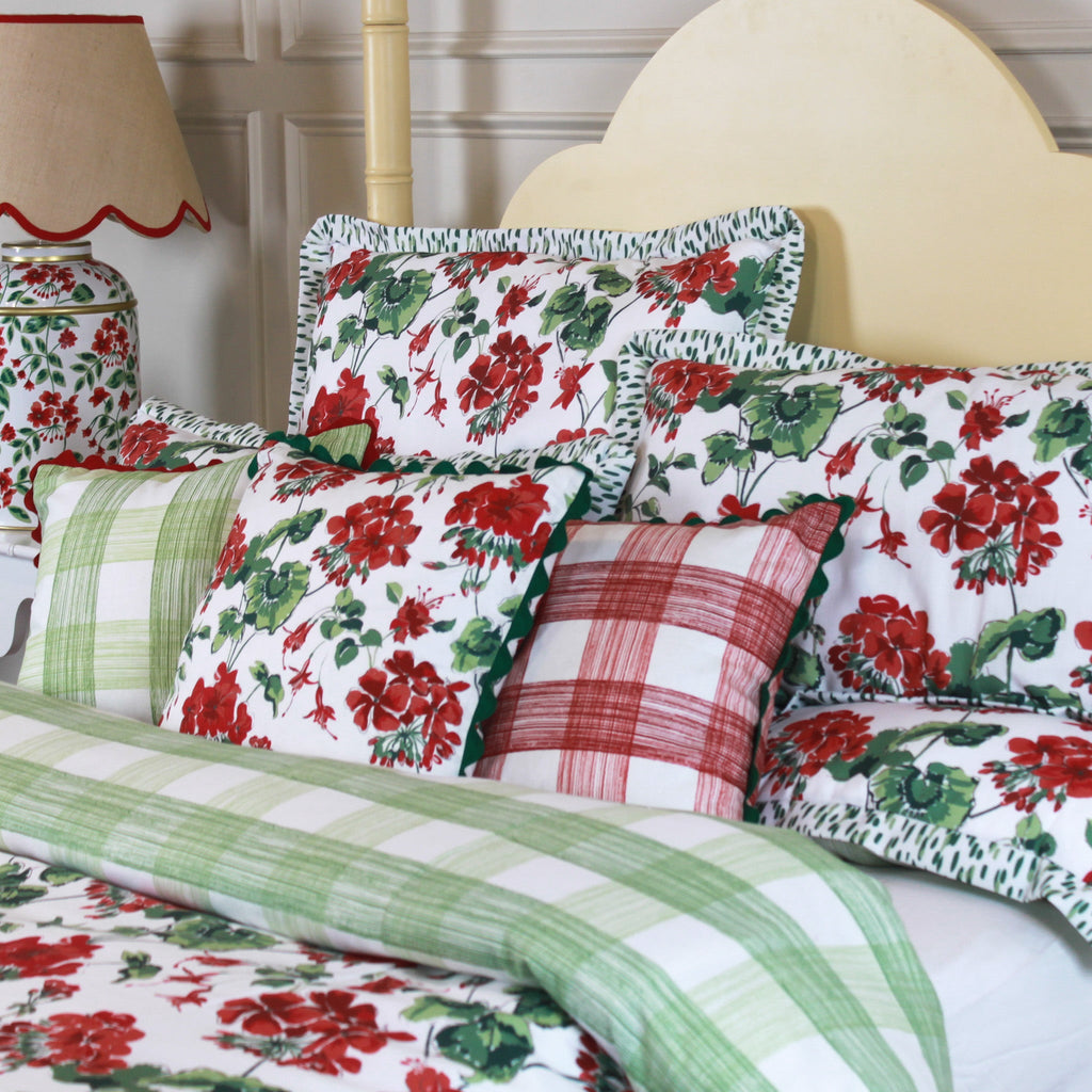 Cottage Grove Geranium Duvet Cover