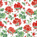 Cottage Grove Unpasted Geranium Wallpaper - Geranium Red