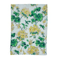 Cottage Grove Geranium Tea Towels/Dish Towels/Guest Towels - Yellow
