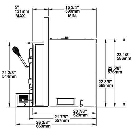 Drolet Escape 1500-I Wood Insert With Faceplate