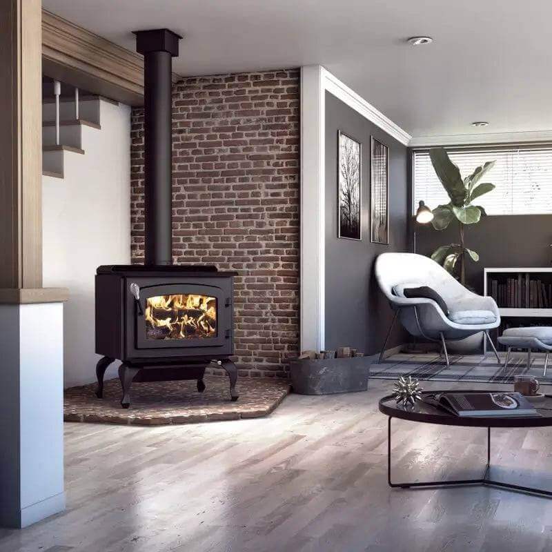 Drolet Escape 1800 Wood Stove On Legs