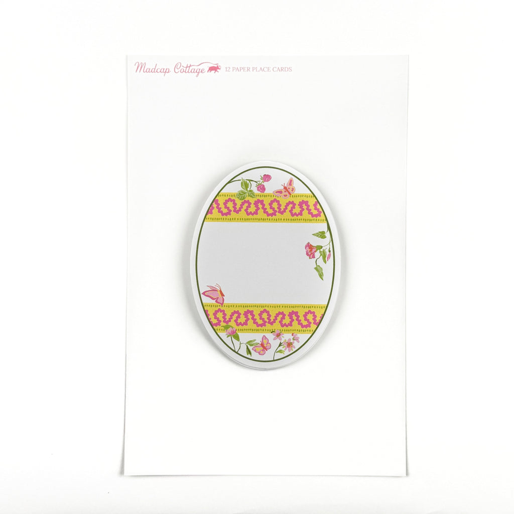 Easter Egg Place Card, Set of 12