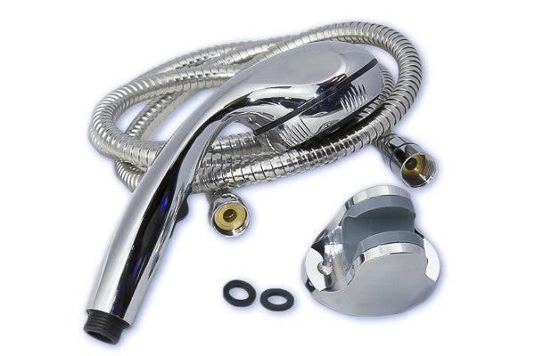 Eccotemp Chrome Shower Head And Stainless Steel Hose