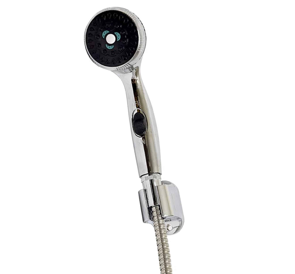 Eccotemp Chrome Shower Head And Stainless Steel Hose