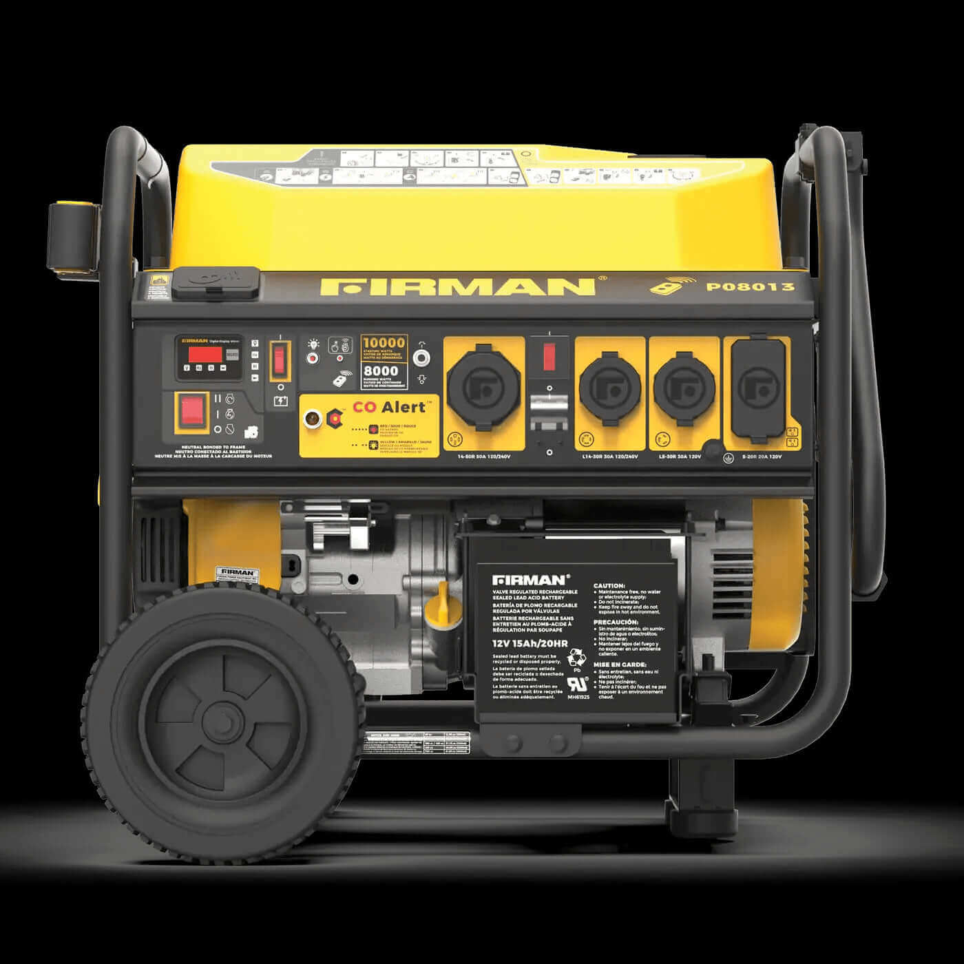 Firman 10,000W 120/240V Performance Series Remote Start Generator With CO Alert