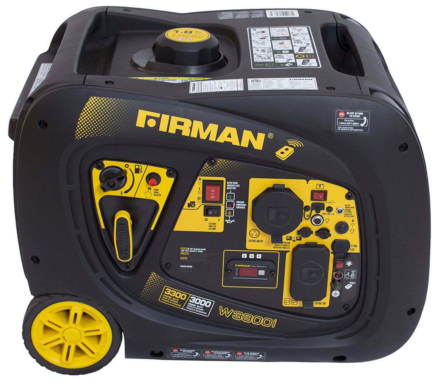 Firman 3,300/3,000W Whisper Series Gas Portable Generator