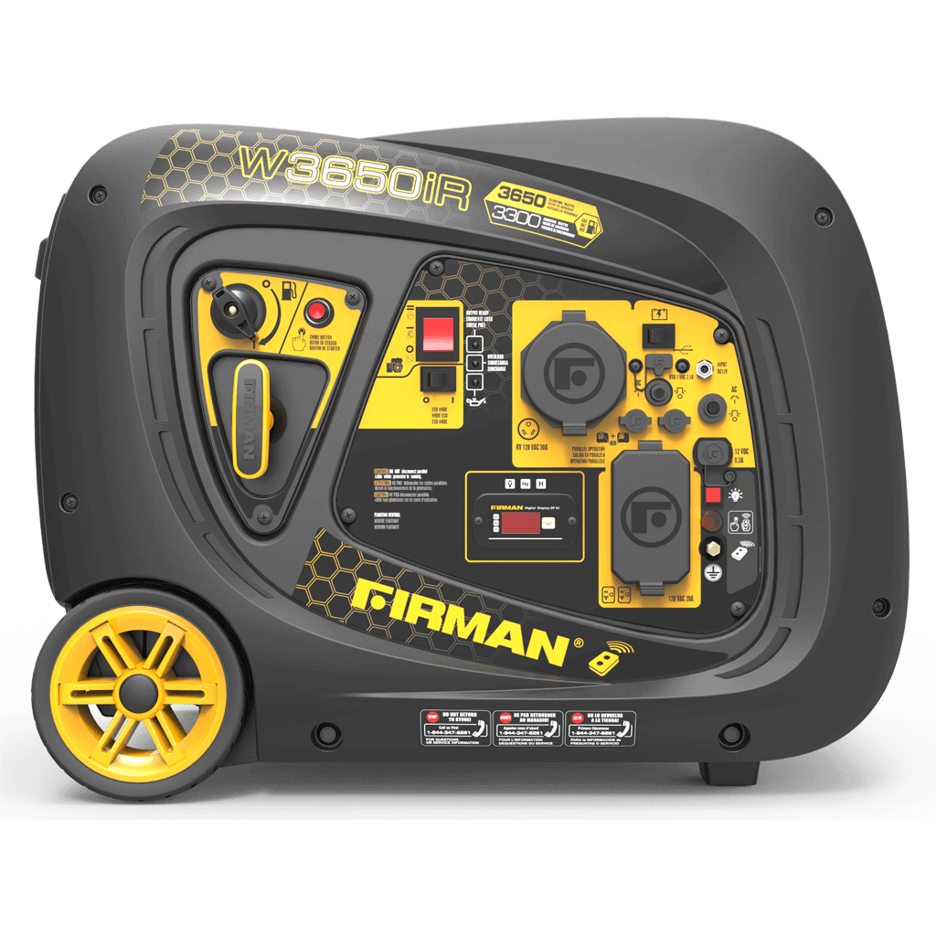 Firman 3,650/3,300W Whisper Series Gas Remote Start Portable Generator cETL and CARB Certified