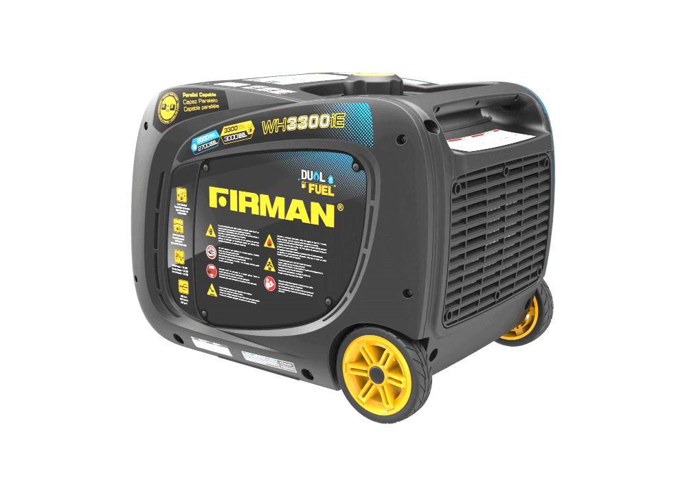 Firman Whisper Series Dual Fuel Electric Start Generator