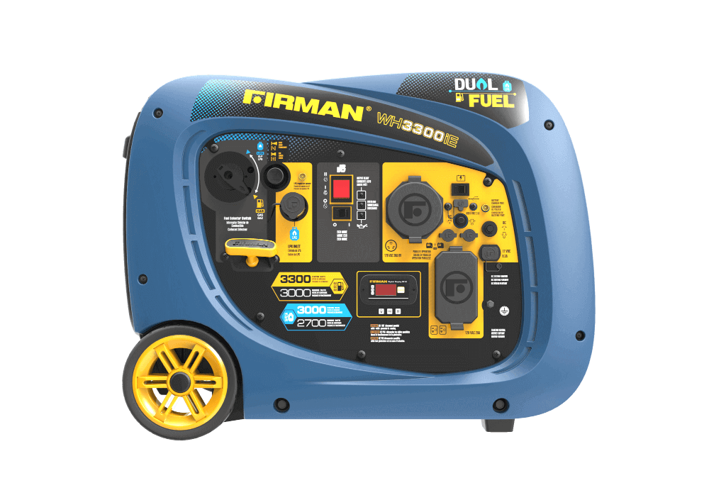 Firman Whisper Series Dual Fuel Electric Start Generator