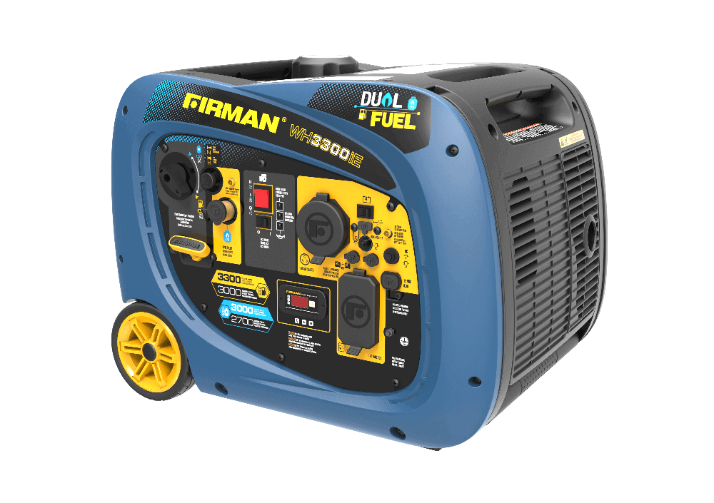 Firman Whisper Series Dual Fuel Electric Start Generator