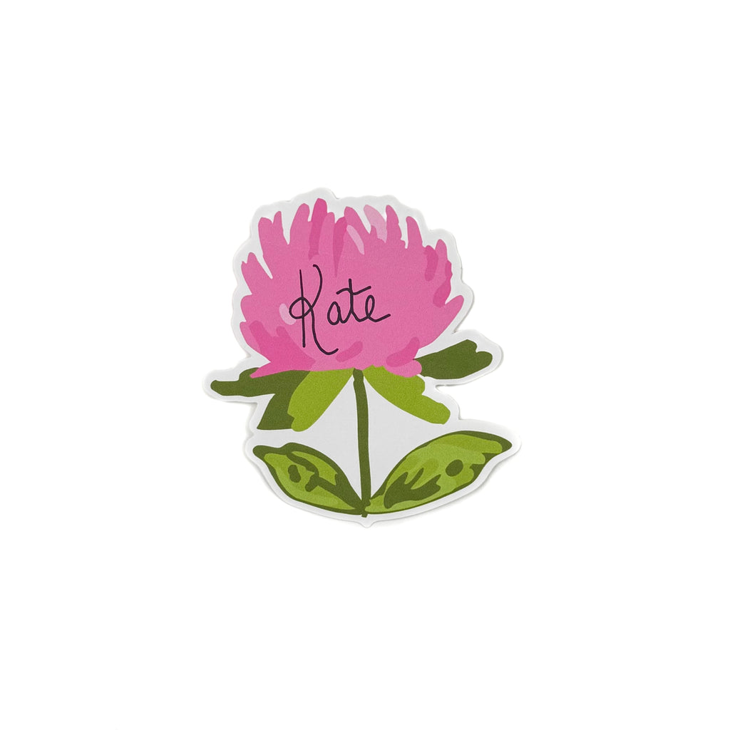 Pink Flower Place Card, Set of 12