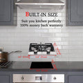GaslandChef 12" LPG/Natural Gas Tempered Glass Cooktop - Black