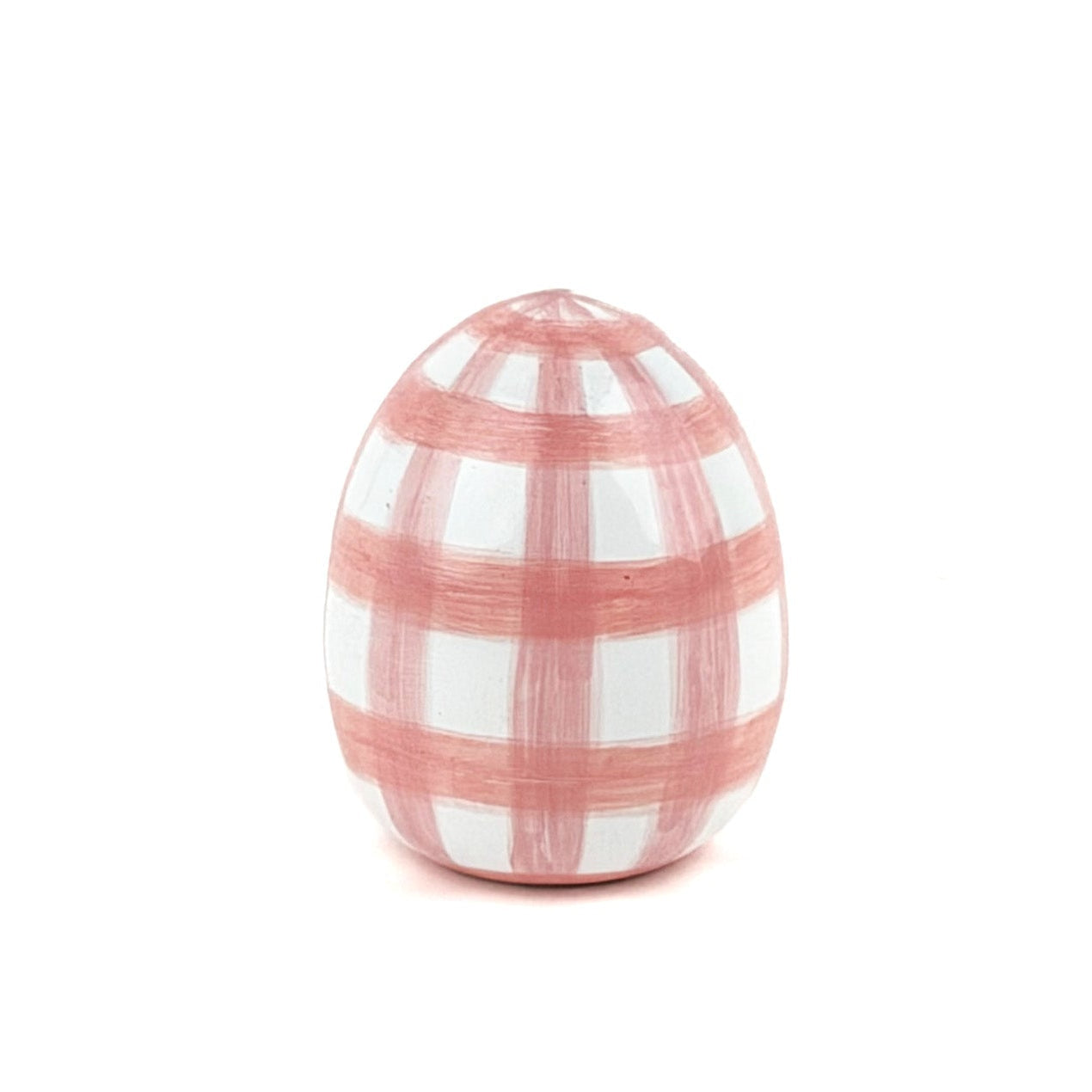 Gin Lane 4" Tole Decorative Easter Eggs, Set of 2 - Pink