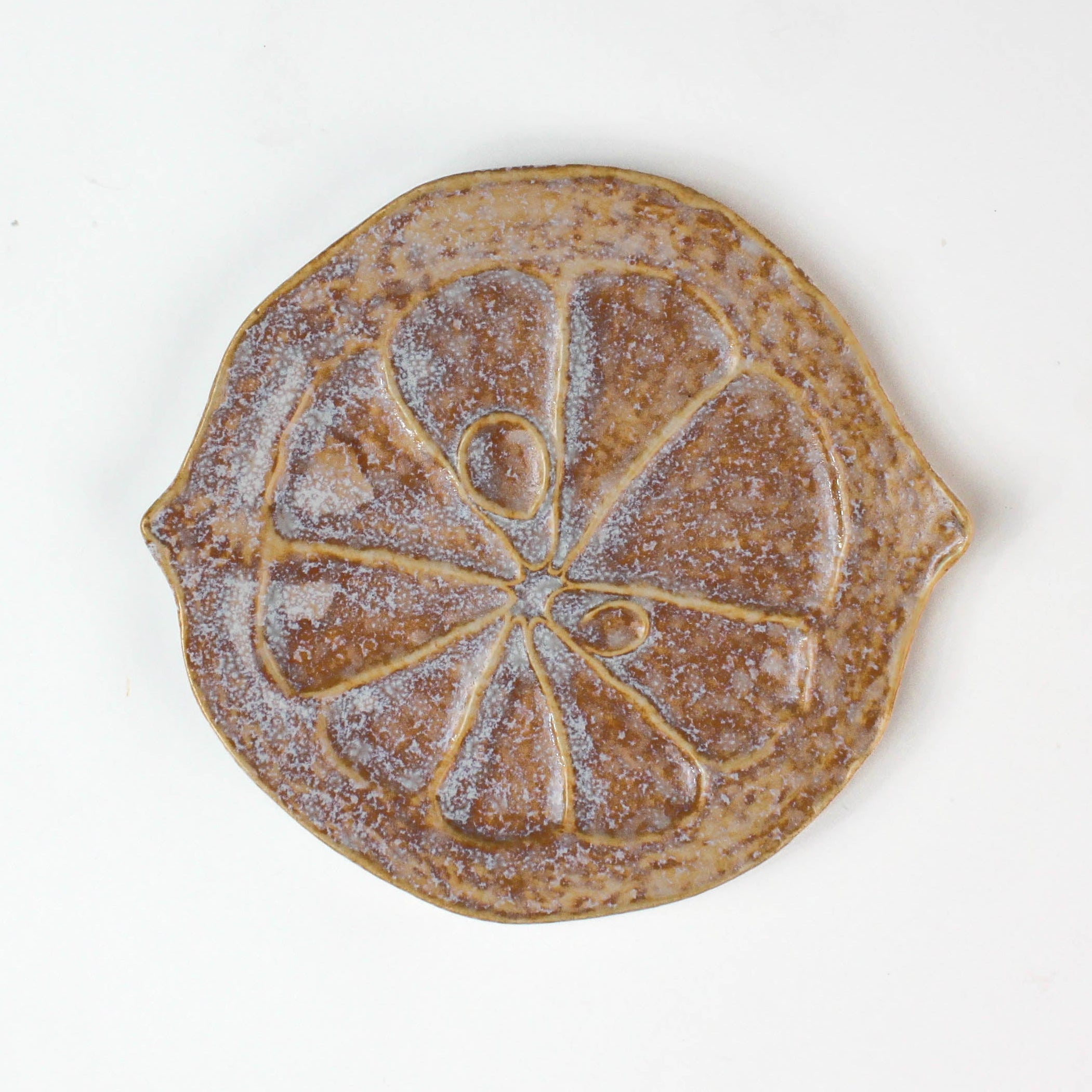 Ceramic Citrus Plates, Set of 3