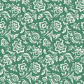 Hampton Court Unpasted Wallpaper - Forest Green