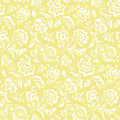 Hampton Court Unpasted Wallpaper - Lemon Grove Yellow