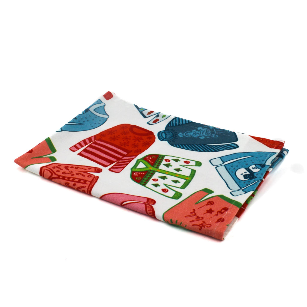 Holiday Sweaters Christmas Tea Towel/Dish Towel/Guest Towel