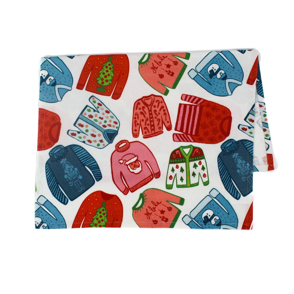 Holiday Sweaters Christmas Tea Towel/Dish Towel/Guest Towel