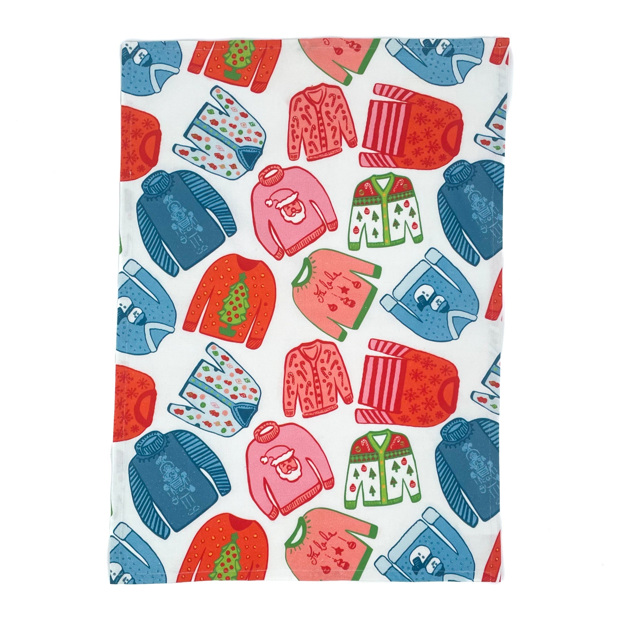 Holiday Sweaters Christmas Tea Towel/Dish Towel/Guest Towel
