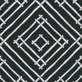 Island House Bamboo Trellis Fabric - Nightfall