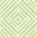 Island House Bamboo Trellis Fabri - Meadow Green