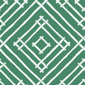 Island House Unpasted Wallpaper - Forest Green