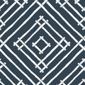 Island House Unpasted Wallpaper - Navy Blue