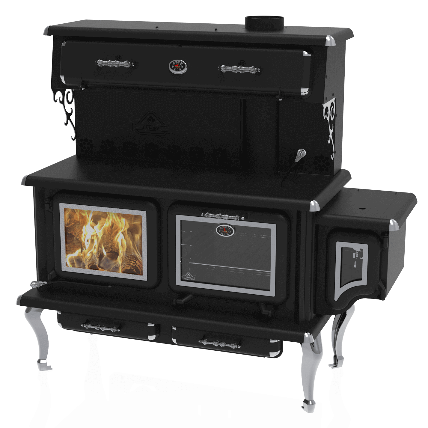 J.A. ROBY Newton LX Wood Burning Cookstove