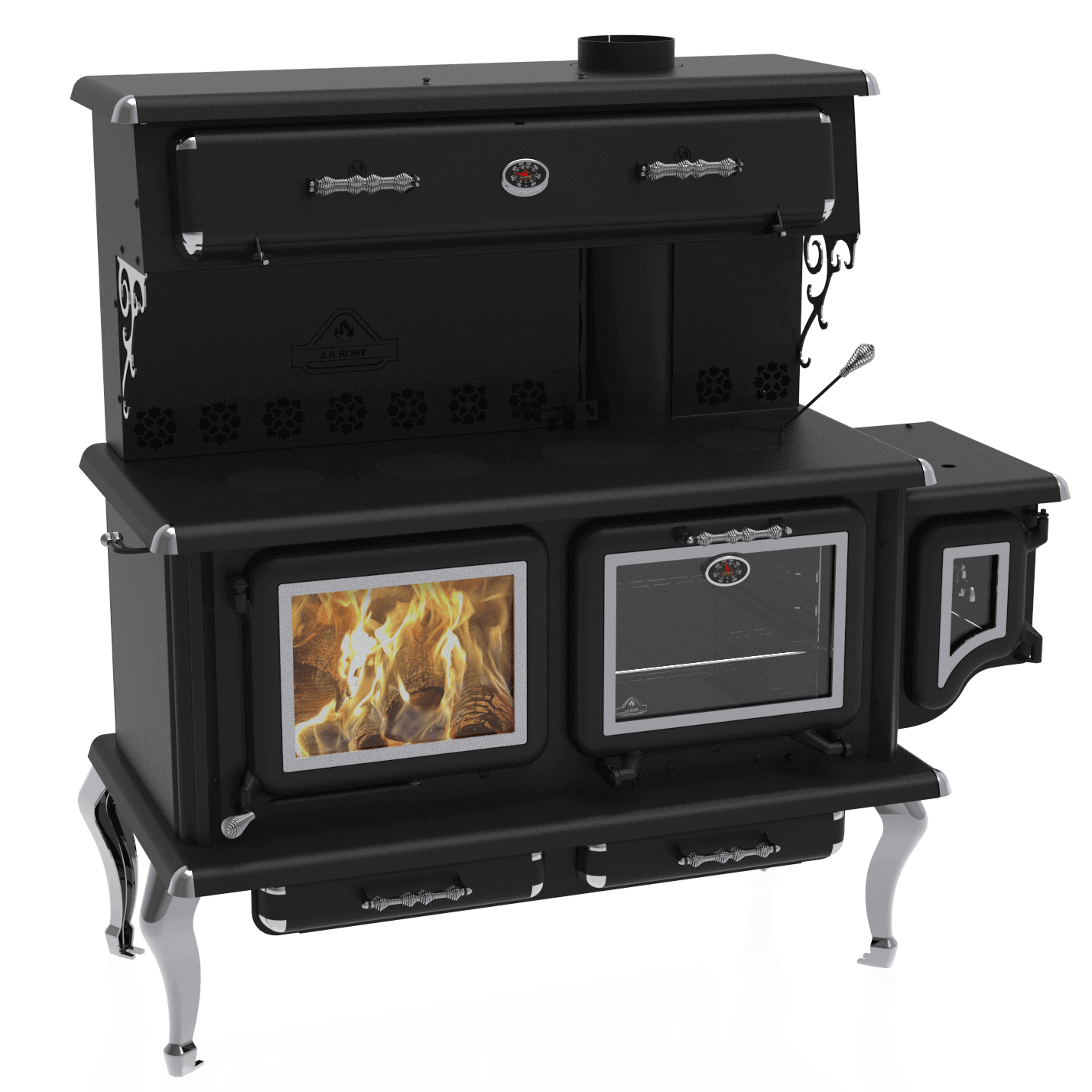 J.A. ROBY Newton LX Wood Burning Cookstove