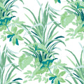 Jungle Road Palm Leaf Unpasted Wallpaper - Barbados Green