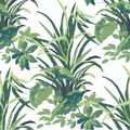 Jungle Road Palm Leaf Unpasted Wallpaper - Palm Green