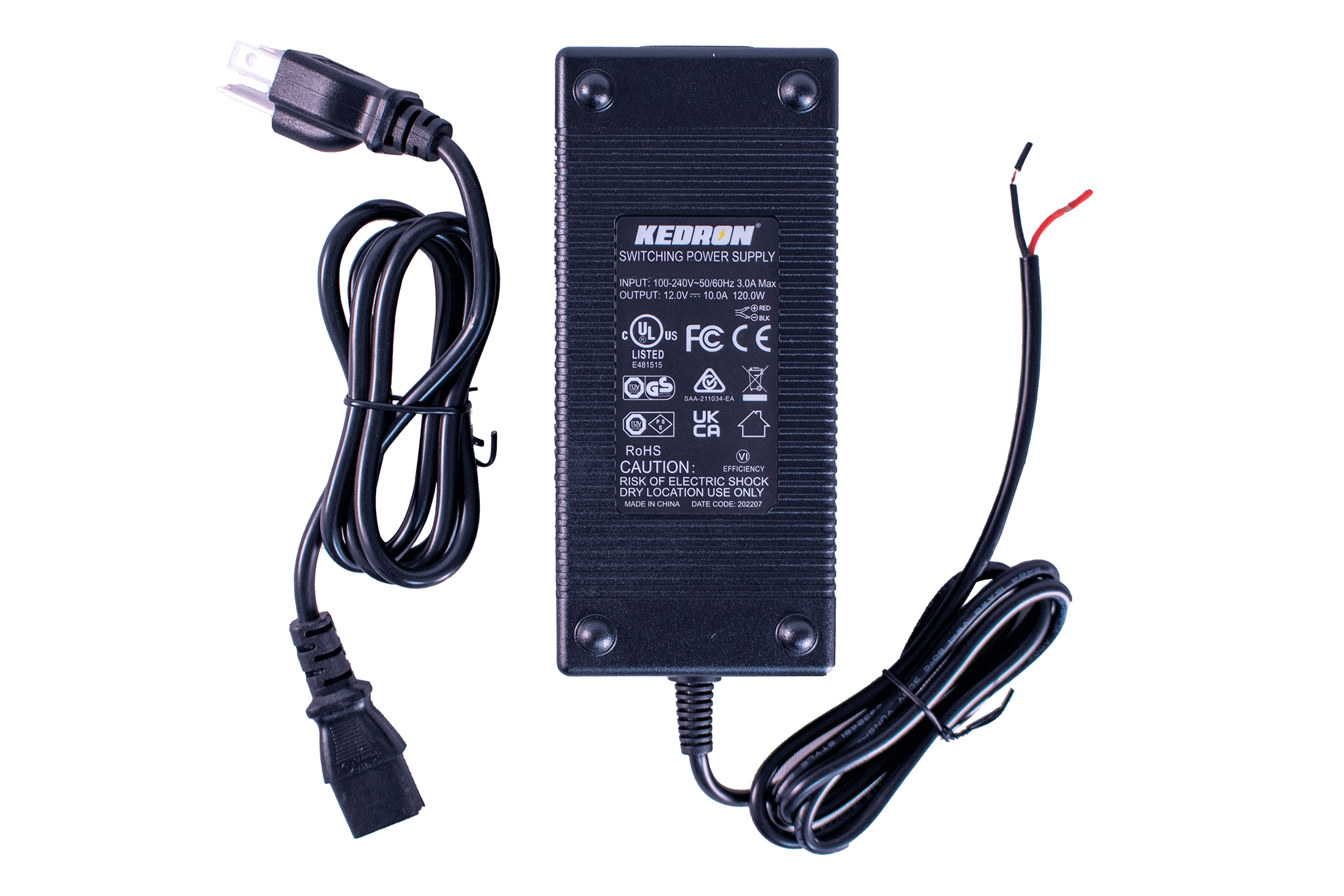 Kedron 12V/10A 110V Adapter