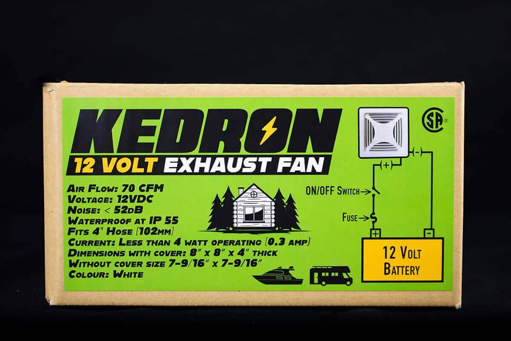 KEDRON® 12V DC Exhaust Fan