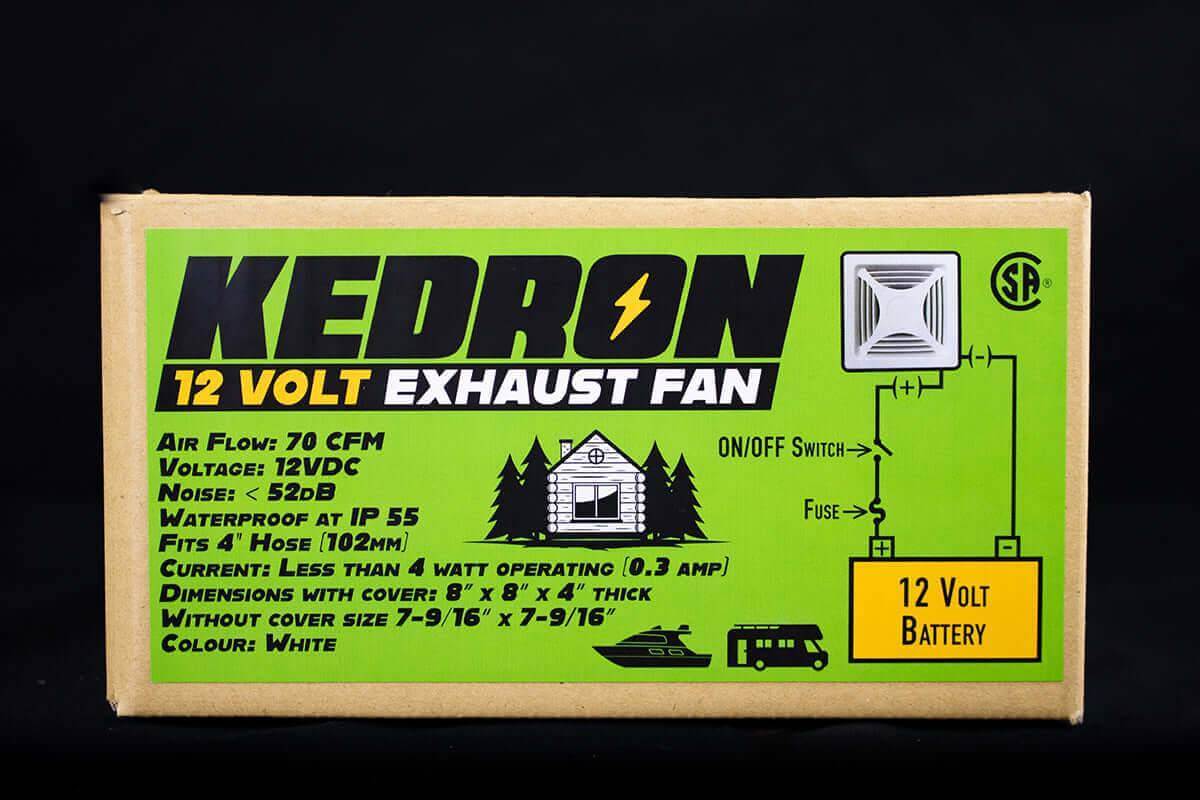 KEDRON® 12V DC Exhaust Fan