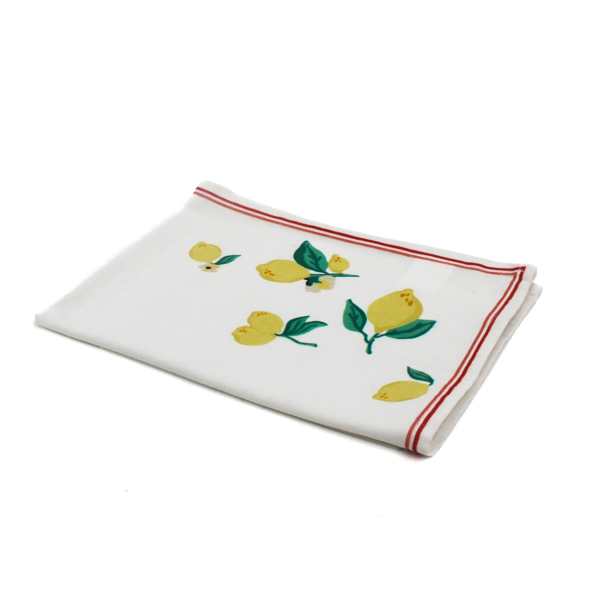 Garden Party Lemon Tea Towel/Dish Towel/Guest Towel